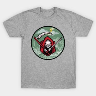 Anime Skeleton Ocean Wave T-Shirt